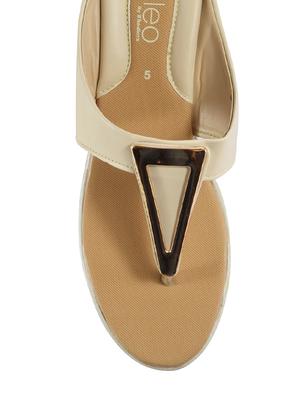 khadim's cleo ivory white wedge heel - 13357326 - Standard Image - 4