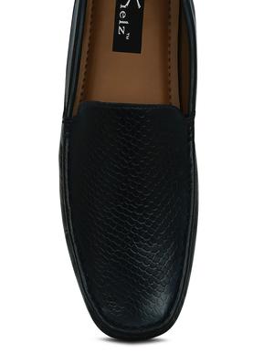 blue leatherette slip on loafer - 13359812 - Standard Image - 4