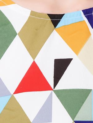 geometric print crop top - 13372213 - Standard Image - 4