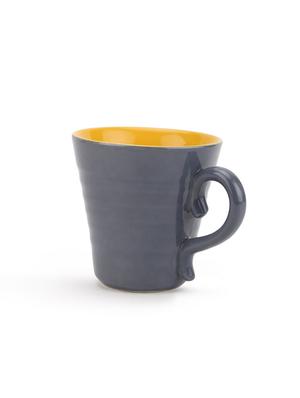 grey & yellow set of 2 ceramic mug - 13375103 - Standard Image - 4