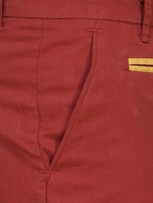 red cotton shorts - 13376066 - Standard Image - 4