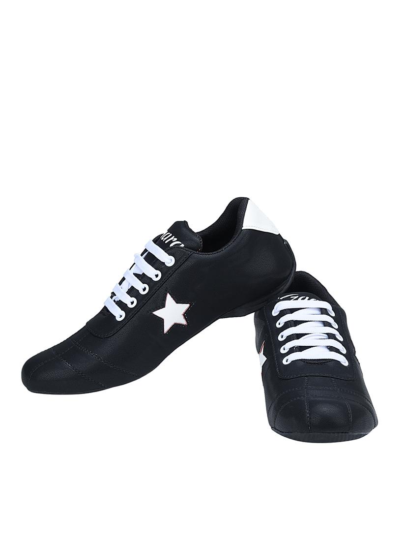 black leatherette lace up shoe - 13377336 - Zoom Image - 4