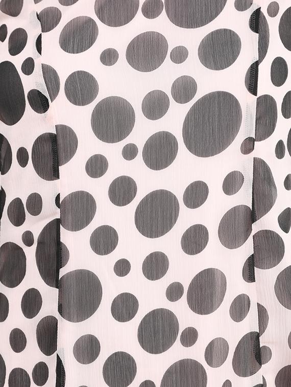 pink polka dots printed dress - 13386420 - Zoom Image - 4