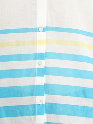 light blue cotton regular shirt - 13386425 - Standard Image - 4