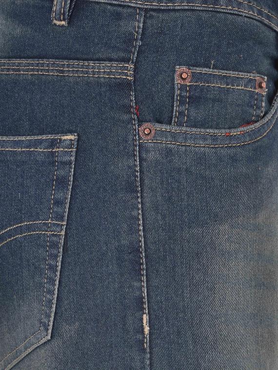 blue denim heavy washed jeans - 13386438 - Zoom Image - 4