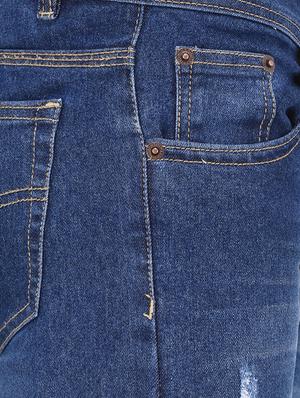 blue denim ripped jeans - 13386439 - Standard Image - 4