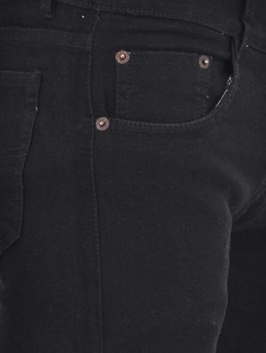 black denim slash knee jeans - 13386451 - Standard Image - 4