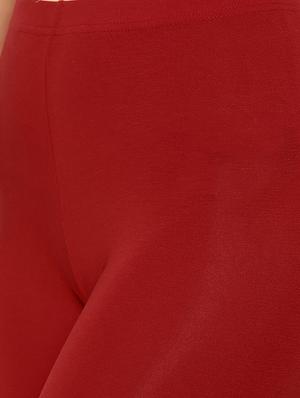 solid rusty red cotton legging - 13389767 - Standard Image - 4