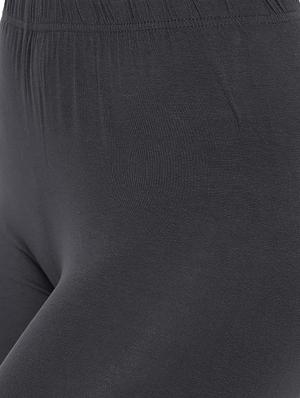 solid grey viscose legging - 13389774 - Standard Image - 4