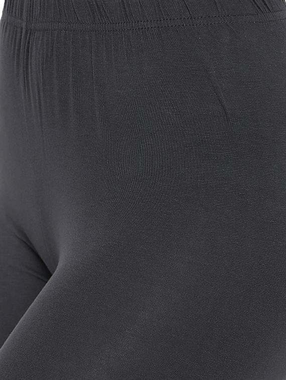 solid grey viscose legging - 13389774 - Zoom Image - 4