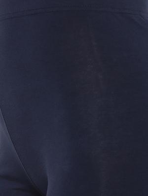 solid navy blue cotton legging - 13389850 - Standard Image - 4