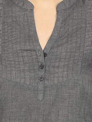 grey polyester regular top - 13389996 - Standard Image - 4