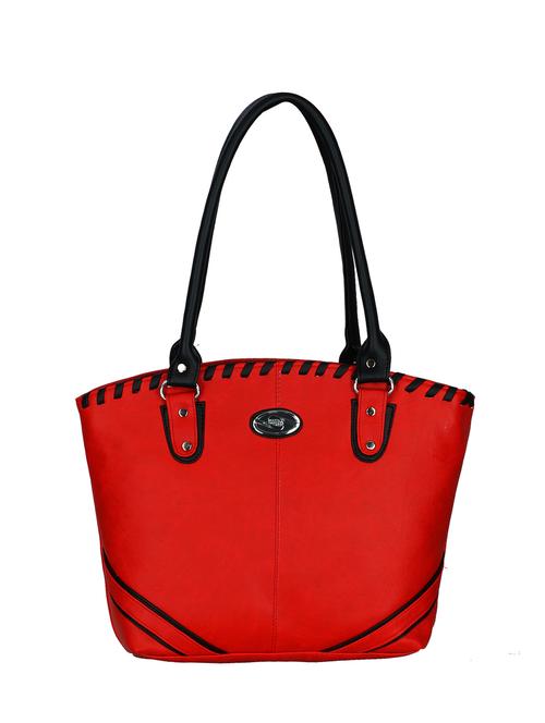 red leatherette handbag - 13394285 - Standard Image - 1