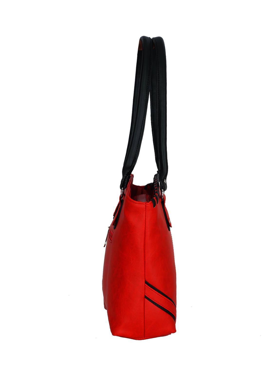 red leatherette handbag - 13394285 - Zoom Image - 4