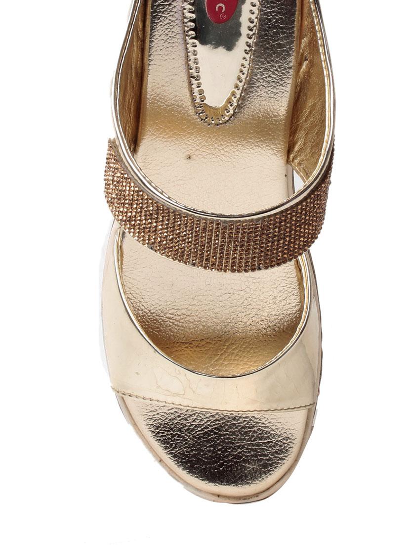 msc women gold synthetic wedge - 13410873 - Zoom Image - 4