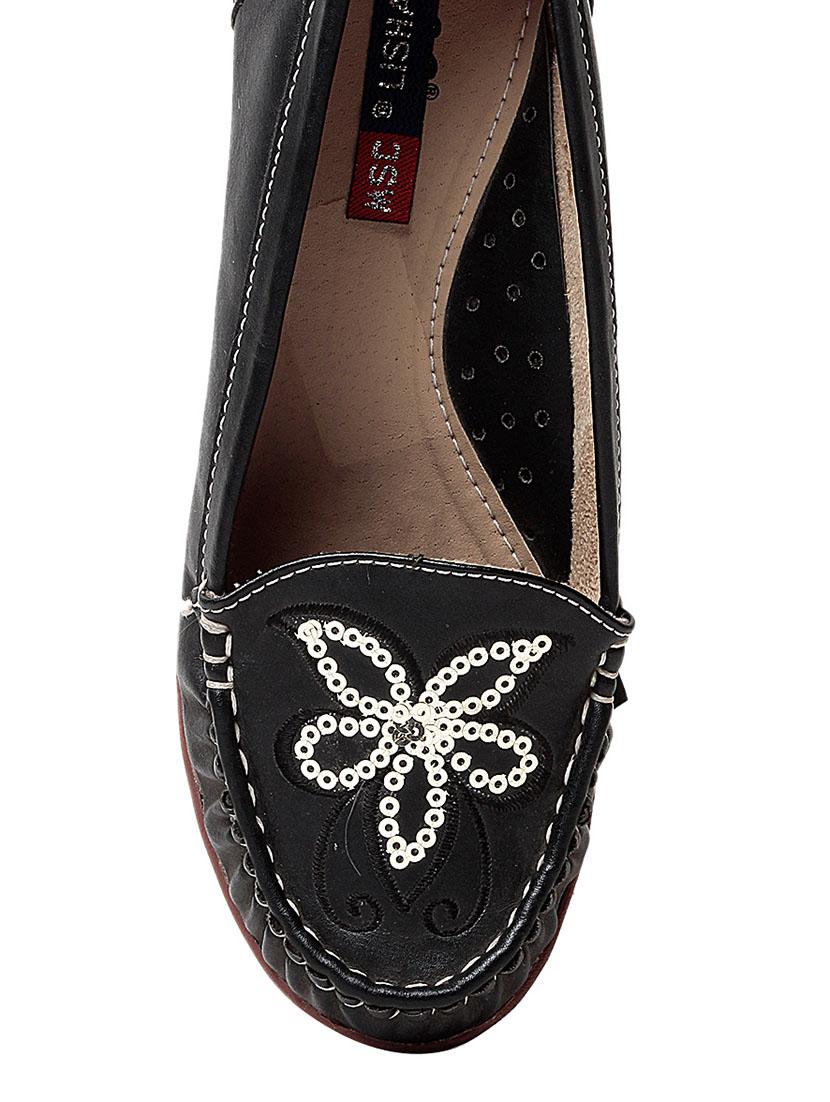 black slip on embellished loafer - 13410896 - Zoom Image - 4