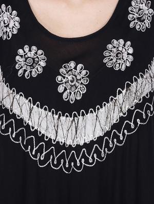 black crepe tent dress - 13417367 - Standard Image - 4