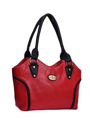 red leatherette handbag - 13419807 - Standard Image - 4