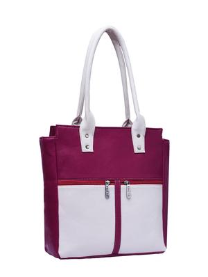 pink leatherette handbag - 13419820 - Standard Image - 4