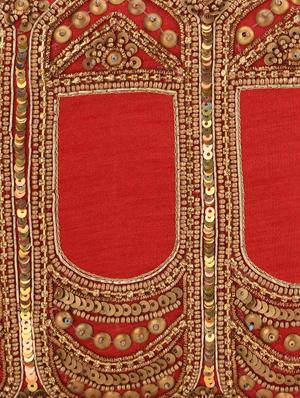 Red embellished box clutch - 13422660 - Standard Image - 4