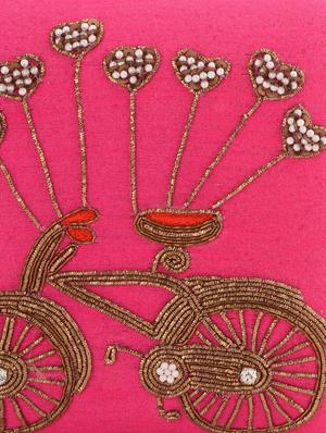 pink embellished box clutch - 13422665 - Standard Image - 4