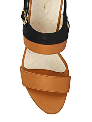 tan back strap sandal - 13426612 - Standard Image - 4