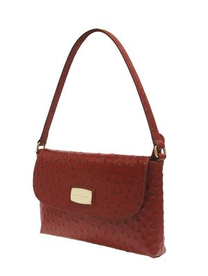 maroon leather handbag - 13427807 - Standard Image - 4