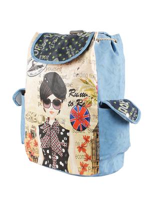 multi colored leather regular backpack - 13431229 - Standard Image - 4