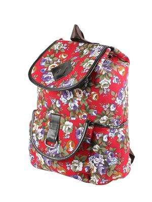 multi colored canvas backpack - 13431232 - Standard Image - 4