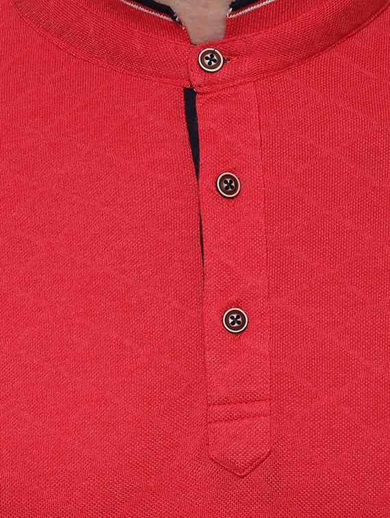 red cotton tshirt - 13432459 - Zoom Image - 4