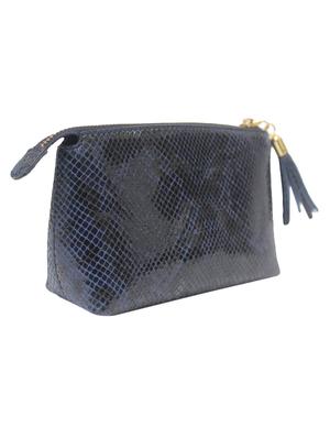blue leather pouch - 13446794 - Standard Image - 4