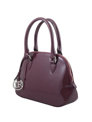 purple leather handbag - 13447717 - Standard Image - 4