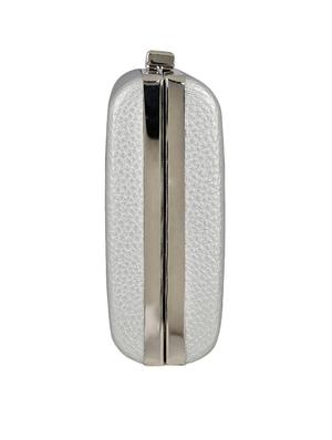 silver metal clutch - 13454995 - Standard Image - 4