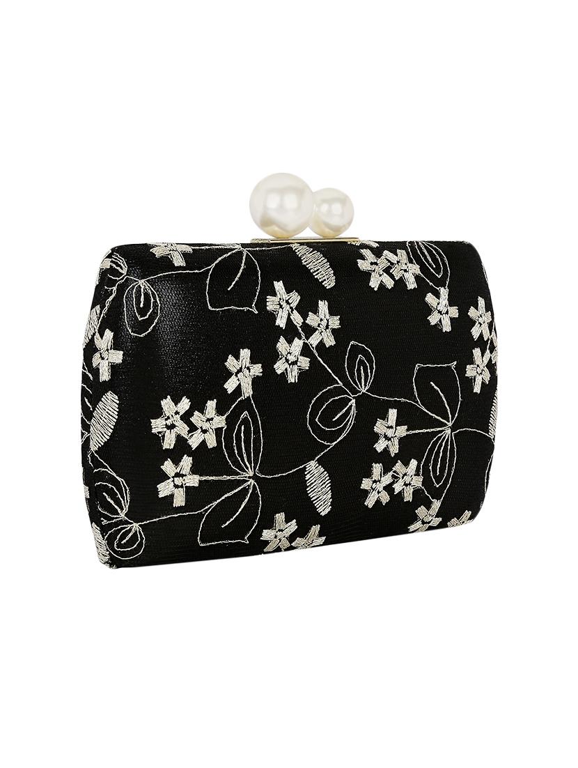 black metal clutch - 13454999 - Zoom Image - 4