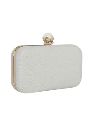 white metal clutch - 13455001 - Standard Image - 4