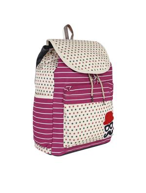 multi colored canvas backpack - 13455032 - Standard Image - 4