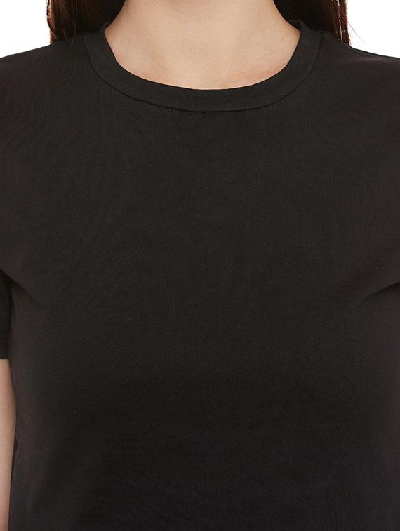 black cotton top - 13460146 - Zoom Image - 4