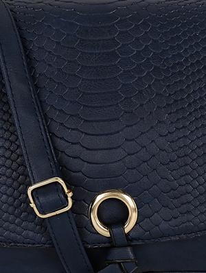blue leatherette sling bag - 13464692 - Standard Image - 4