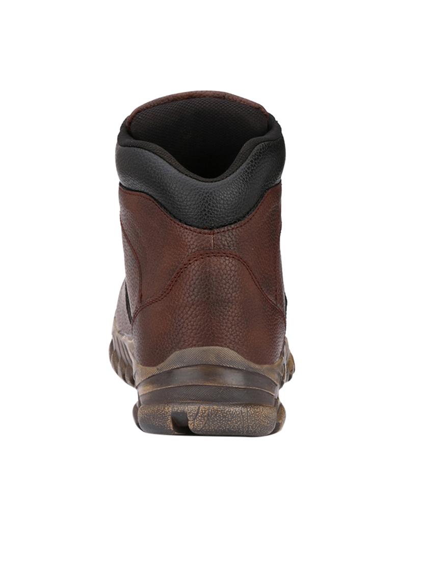 brown leatherette High ankle boot - 13470148 - Zoom Image - 4