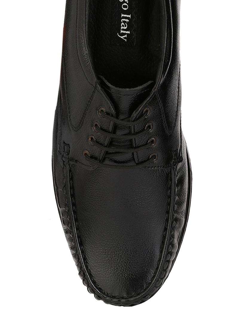 black Leather lace-up derby - 13470773 - Zoom Image - 4