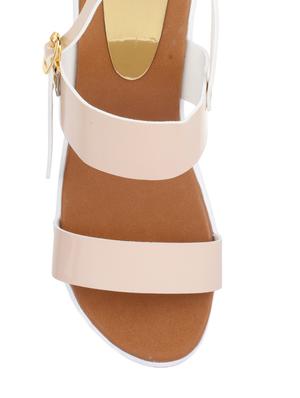 nude back strap sandal - 13479213 - Standard Image - 4