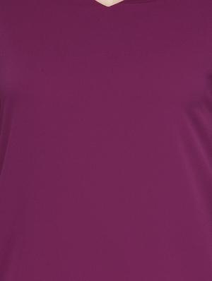 bell sleeved solid top - 13480852 - Standard Image - 4