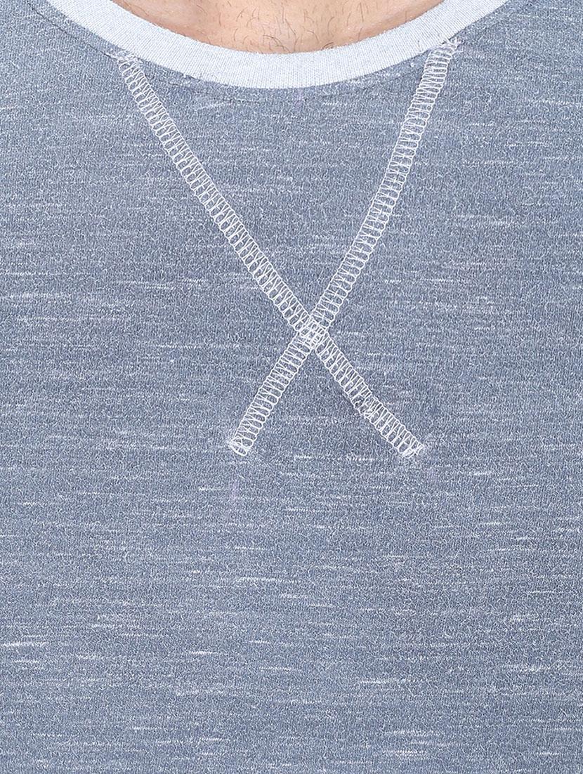 blue cotton ombre tshirt - 13482155 - Zoom Image - 4