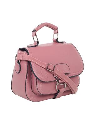 pink leatherette sling bag - 13482369 - Standard Image - 4