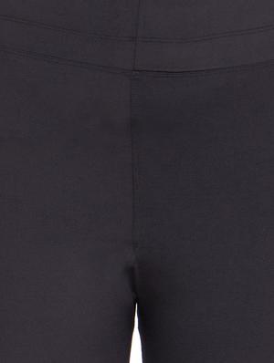 black cotton sports capris - 13545914 - Standard Image - 4
