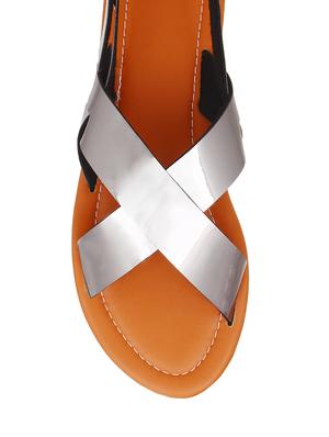grey back strap sandal - 13556173 - Standard Image - 4