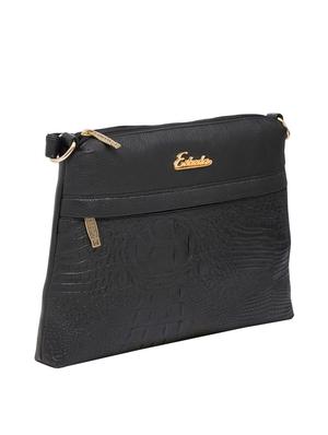black canvas regular sling bag - 13650335 - Standard Image - 4
