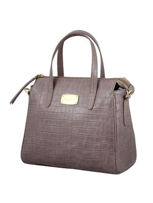 purple leather regular handbag - 13655211 - Standard Image - 4