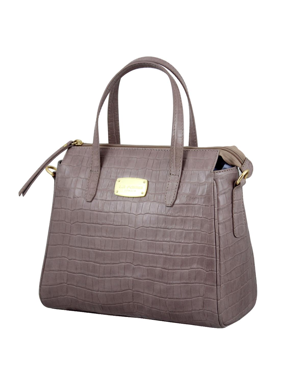 purple leather regular handbag - 13655211 - Zoom Image - 4