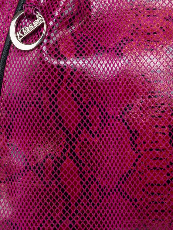 pink leather regular handbag - 13656918 - Zoom Image - 4